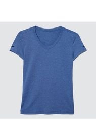 Camiseta Mujer  M/C Azul Poliéster 40091890-52235