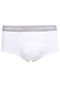 Kit 2pçs Cueca Calvin Klein Underwear Slip Logo Branco - Marca Calvin Klein Underwear