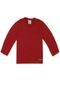 Camiseta Kamylus Menino Liso Vermelha - Marca Kamylus