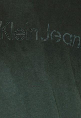Camiseta Calvin Klein Gola V Verde