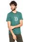 Camiseta Lacoste Listras Verde - Marca Lacoste