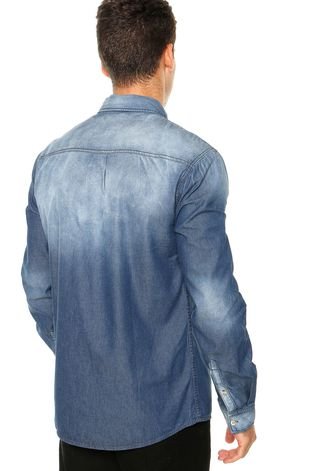 Camisa Jeans Triton Celso Azul