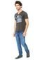 Camiseta Calvin Klein Jeans Abstract Cinza - Marca Calvin Klein Jeans