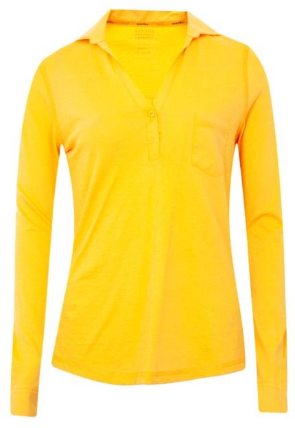 Camisa Cantão Pocket Amarela - Marca Cantão