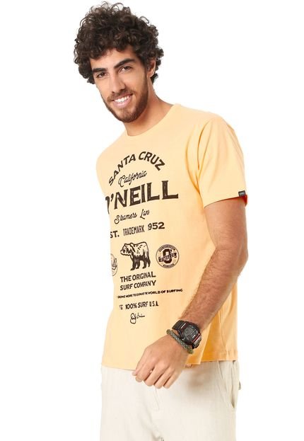 Camiseta O'Neill Lettering Laranja - Marca O'Neill