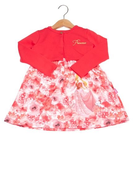 Vestido Brandili Princesas Infantil Vermelho - Marca Brandili