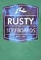 Camiseta Rusty Dye Box Verde - Marca Rusty