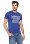 Camiseta Lacoste Lettering Azul-marinho - Marca Lacoste