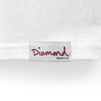 Camiseta Diamond Box Logo Tee Branco