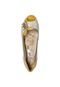 Peep Toe Borboleta Pedra Bege - Marca Dakota