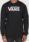 Camiseta Vans Classic Ls Preta - Marca Vans