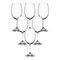 Jogo de Taças de Vinho de Cristal com Titânio 6 peças 450ml Haus Concept 56313/104 - Marca Haus Concept