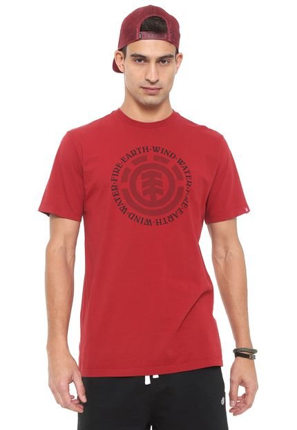 Camiseta Element Seal Vermelha - Marca Element