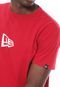 Camiseta New Era Colors Rainbow Vermelha - Marca New Era