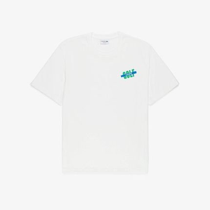 Camiseta Lacoste Masculina Lisa com Estampa Golf no Peito Branco - Marca Lacoste