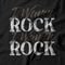 Camiseta Feminina I Wanna Rock - Preto - Marca Studio Geek 