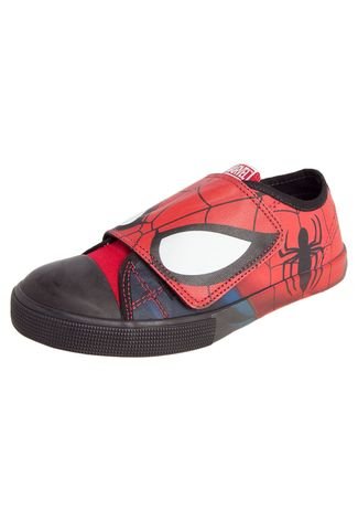 Tênis Spider Man Diversão Vermelho