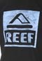Camiseta Reef Logo Fill Preta - Marca Reef