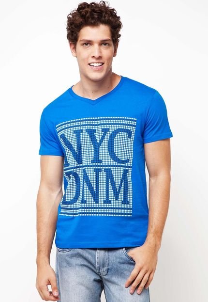 Camiseta FiveBlu NYC Azul - Marca FiveBlu