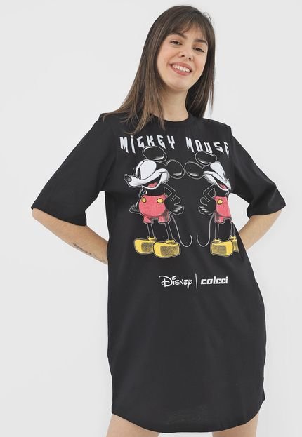 Vestido Colcci Curto Disney Mickey Preto - Marca Colcci