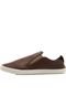 Slip On FiveBlu Liso Marrom - Marca FiveBlu