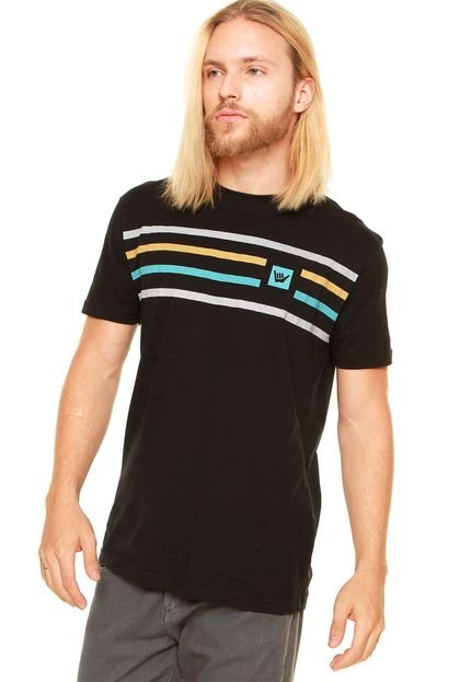 Camiseta Hang Loose Stripe Preta - Marca Hang Loose