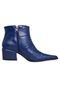 Bota Raphaella Booz Recortes Azul - Marca Raphaella Booz