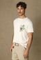 Camiseta Osklen Ecoblend Light Floral Branca - Marca Osklen