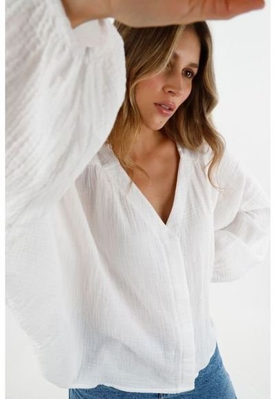 campana Me gusta siga adelante Camisa Oversize Blanca Para Mujer - Compra Ahora | Dafiti Colombia
