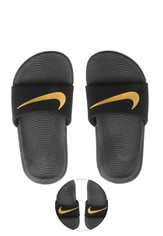 Chinelo nike best sale com simbolo dourado