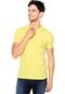 Camiseta Lacoste Bordados Amarela - Marca Lacoste