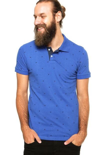 Camisa Polo Local Coroa Azul - Marca Local
