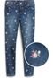 Calça Jeans GAP Infantil Skinny Fantastiflex Floral Azul - Marca GAP