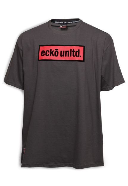 Camiseta Ecko Lettering Grafite - Marca Ecko Unltd