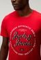 Camiseta Jack & Jones Lettering Vermelha - Marca Jack & Jones
