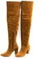 Bota Over Knee Sapatotop Shoes Caramelo - Marca Sapatotop Shoes