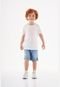 Bermuda Jeans Infantil para Menino Up Baby Azul - Marca Up Baby