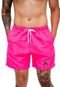 Short e Bermuda Praia Masculina Tactel Básico Mauricinho Moda Básica Rosa Pink estampa mooboo estilo marca - Marca MooBoo