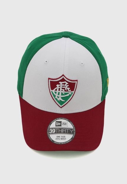 Boné New Era 3930 Fluminense Futebol Branco/Verde - Marca New Era