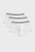 Kit Cueca Boxer Curta Cotton Branco - G - Marca Aramis