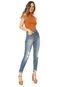 Calça Jeans Forum Skinny Cropped Marisa Azul - Marca Forum