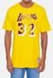 Camiseta Mitchell & Ness Los Angeles Lakers Amarela - Marca Mitchell & Ness