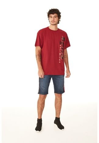 Camiseta Ecko Plus Size Estampada Vermelha - ecko