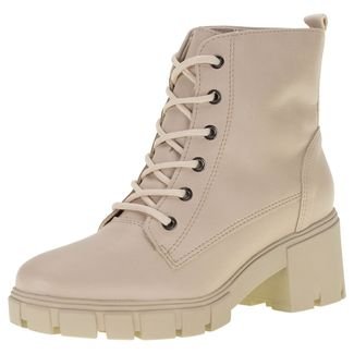 Bota Feminina Coturno Via Marte - 23309 5833309 Bege