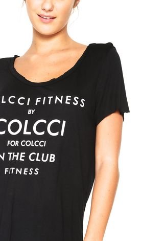 Blusa Colcci Fitness Comfort Preta