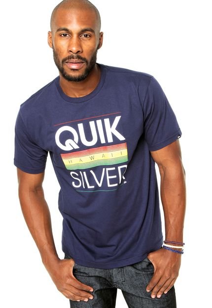 Camiseta Quiksilver Many Mahalo Navy Azul - Marca Quiksilver