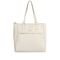 Bolsa Shopping Bag Penélope Detalhe Zíper Texturizada Off White - Marca Penélope