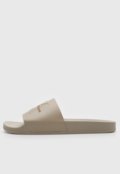 Chinelo Slide Calvin Klein Logo Bege - Marca Calvin Klein