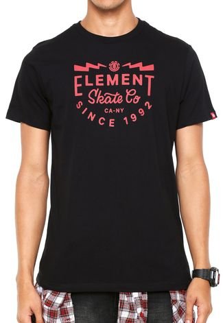 Camiseta Element Skate Co Preta