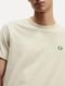 Camiseta Fred Perry Masculina Regular Ringer Logo Off-White - Marca Fred Perry